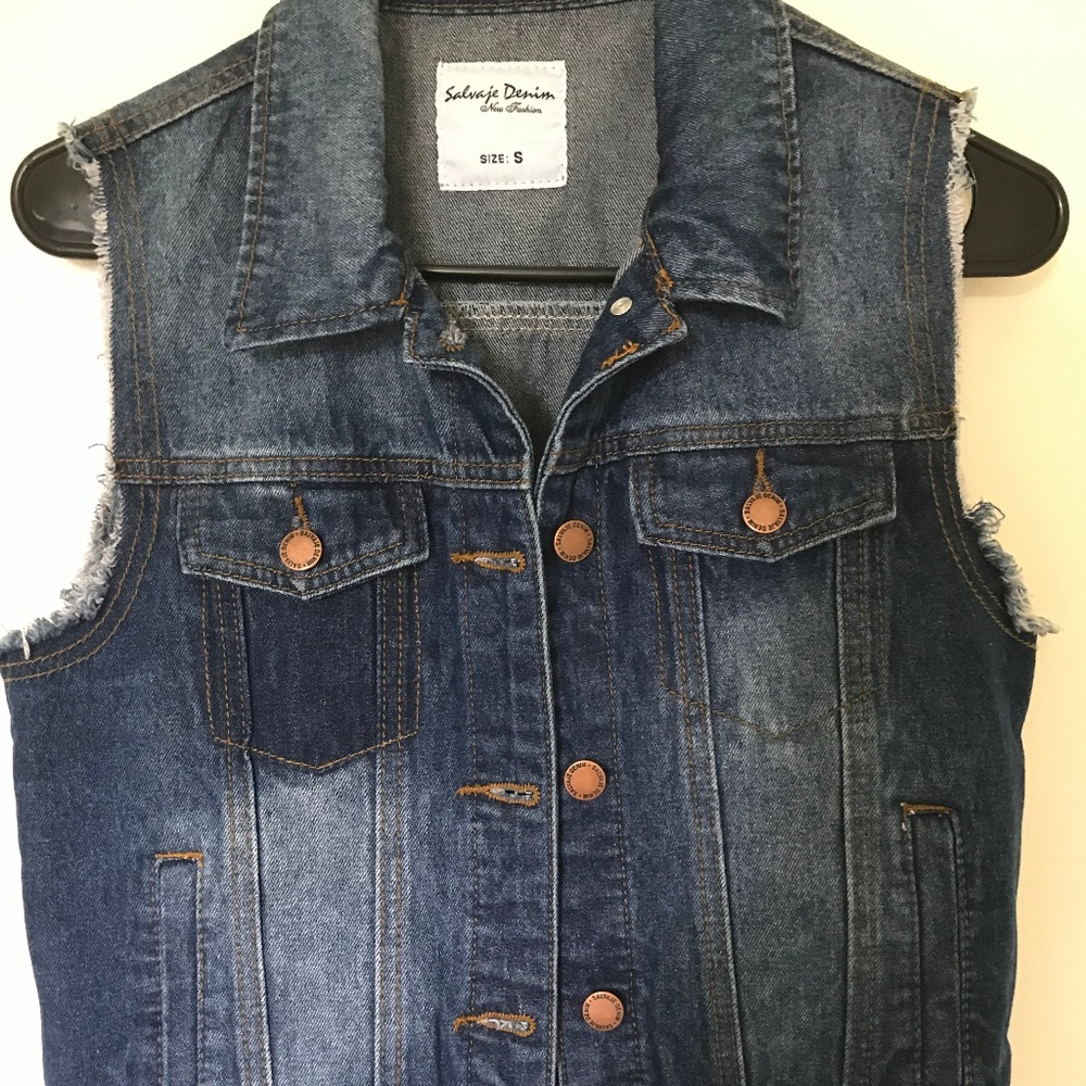 denim vest